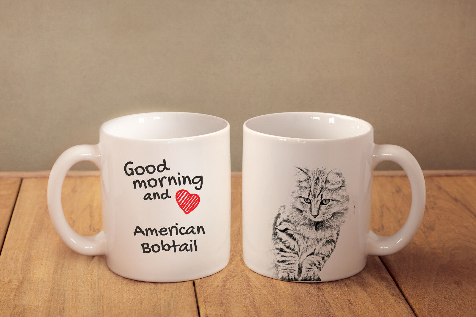 American Bobtail - ceramic cup, mug \