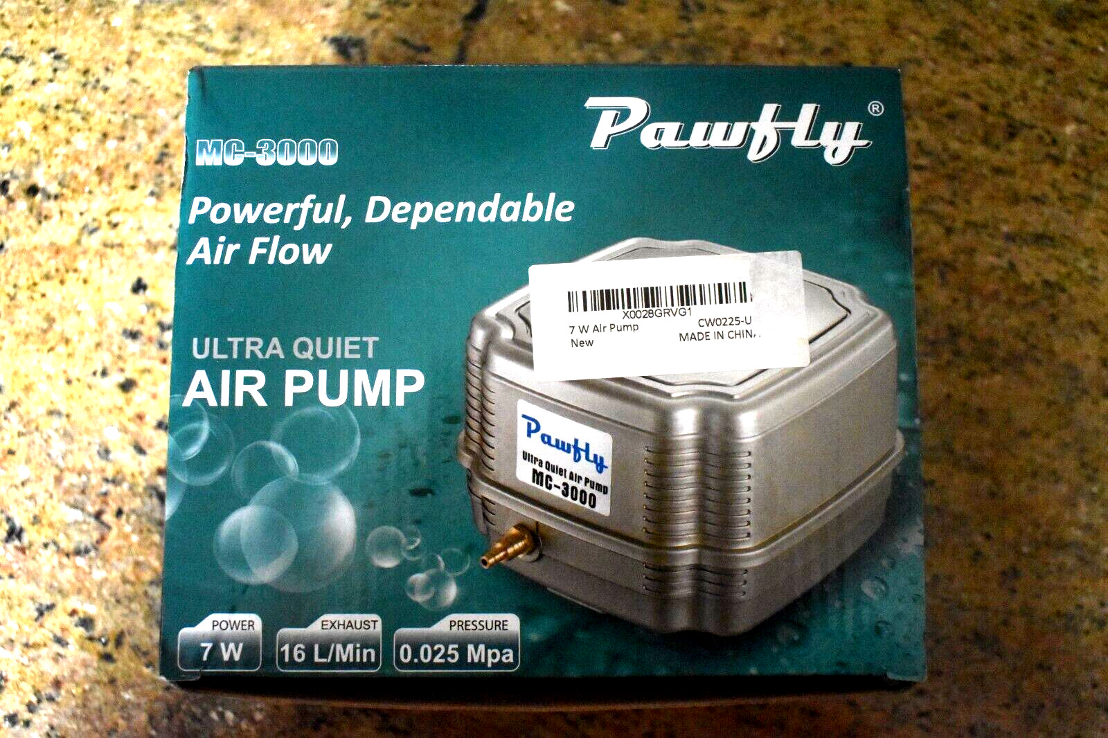 Pawfly MC3000 Commercial Aquarium Air Pump Oxygen Aerator Pump Kit