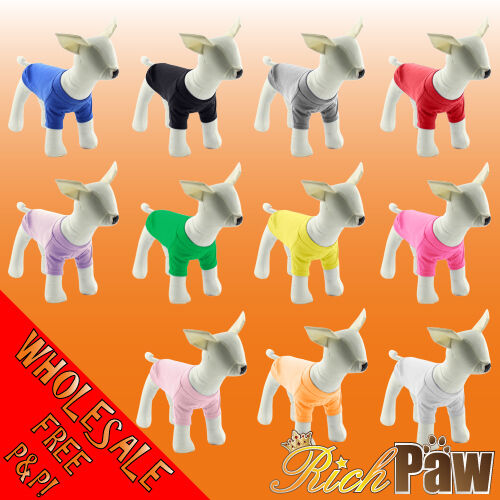 Wholesale Dog and Puppy T-Shirts x 25 - Trade Prices - Quality Dog Clothing