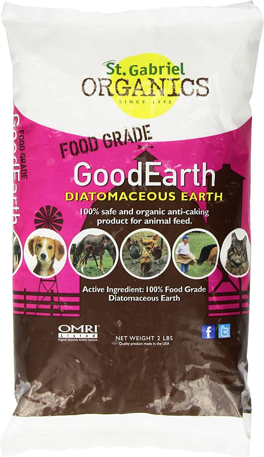 GoodEarth Diatomaceous Earth Supplement for Chicken and Farm Animals,NET 2lb 