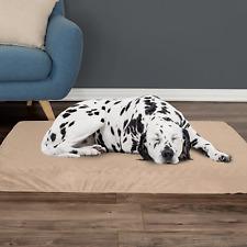 PETMAKER Orthopedic Dog Bed – 2-Layer Memory Foam 46" x 27", Tan  picture