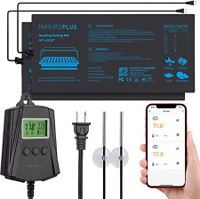 Wifi Temperature Controller Combo with 2 Heat Mats for Plants Germination Seed S picture
