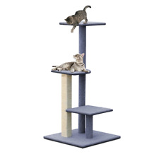 NNEDSZ Cat Tree 124cm Trees Scratching Post Scratcher Tower Condo House Furnitur picture