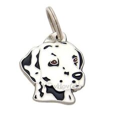 Dalmatian, Dog name ID tag, Key ring, Personalized, Engraved, Handmade, charm picture