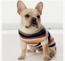Coach Dog Sweater Legacy Stripe CASHMERE Coat Pet - S picture