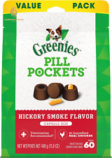 GREENIES PILL POCKETS for Dogs Capsule Size Natural Soft Dog Treats, Hickory Smo picture