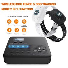 Pet Dog Wireless Electric Fence Containment System Dog Training Collars Shock picture